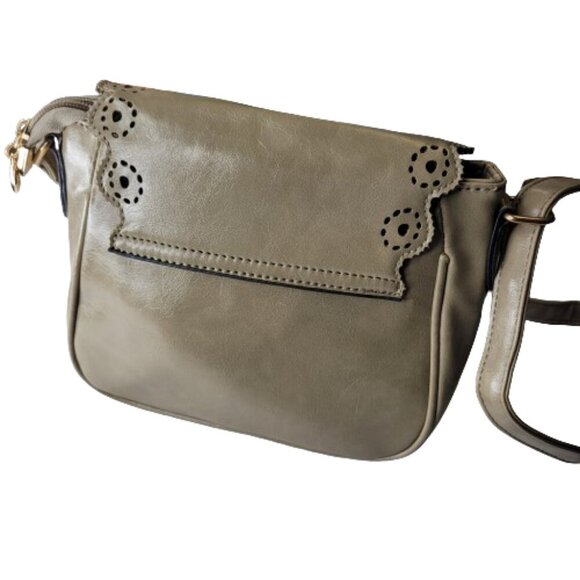 Tan Crossbody Casual Everyday Small Handbag - Picture 4 of 8